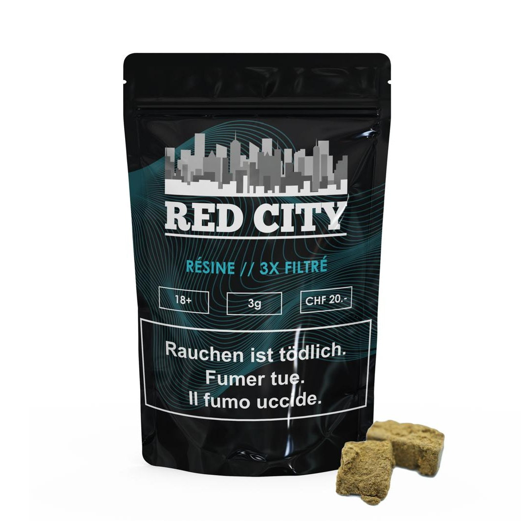 3x Filtré - Résine de CBD - Red City | 3g