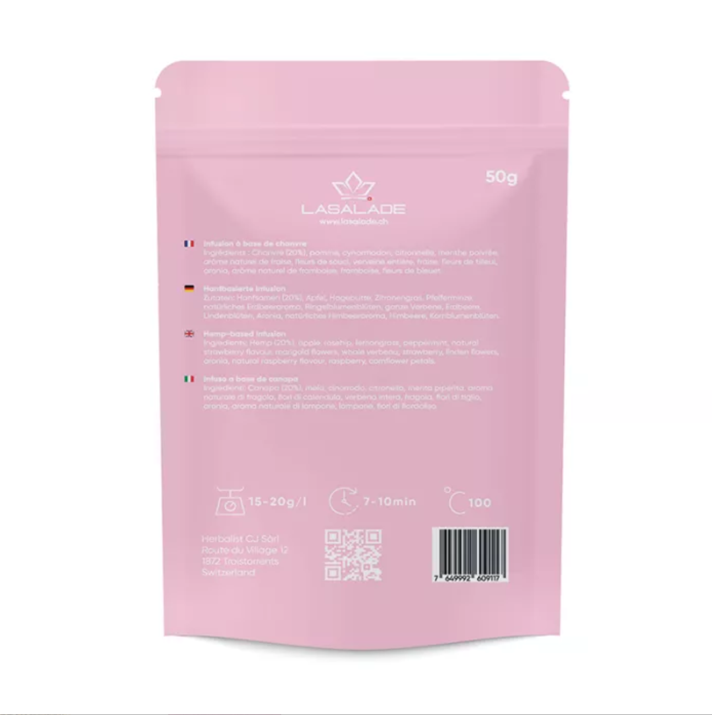 Berry Bloom - Infusion au chanvre - La Salade | 50g