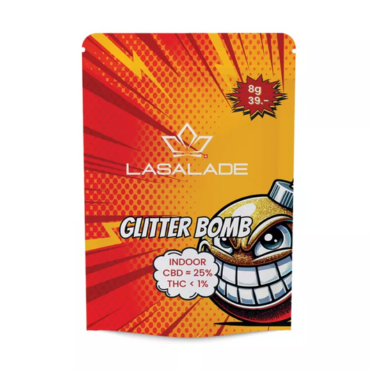 Glitter Bomb - Fleurs de CBD - La Salade | 3-8g